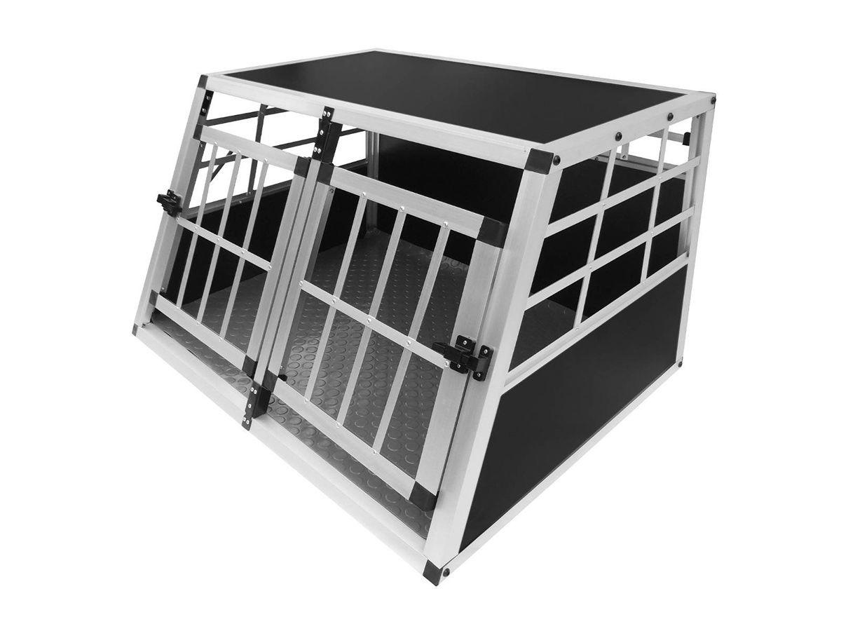 Monstershop Medium 2-türiger Aluminium-Hundekorb