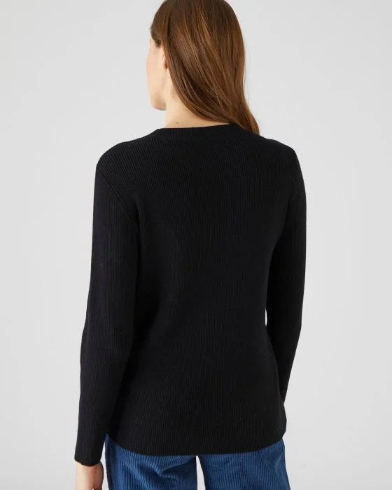 Pull jeu de côtes fantaisie