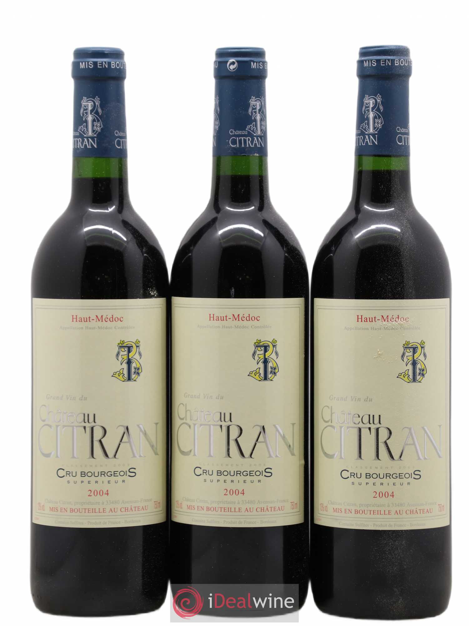 Château Citran Cru Bourgeois  2004 - Lot de 12 Bouteilles