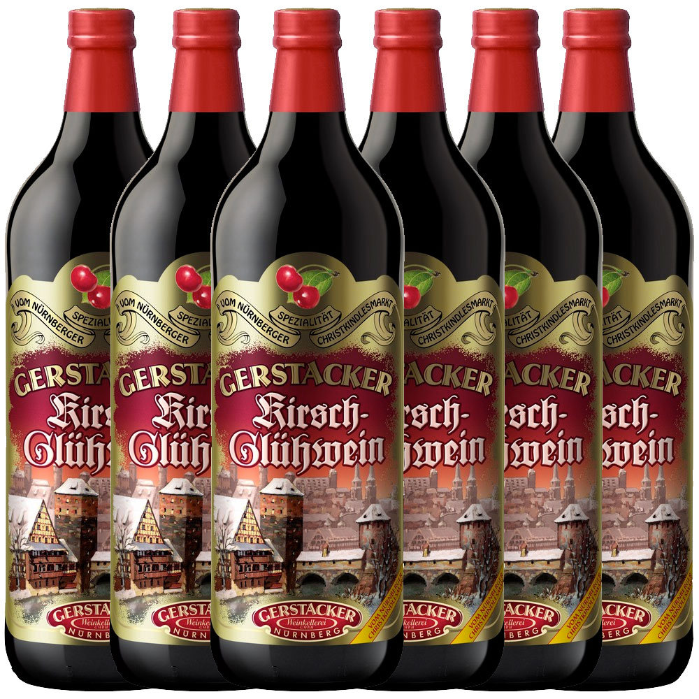 Gerstacker Kirschglühwein 1l - 6er Karton