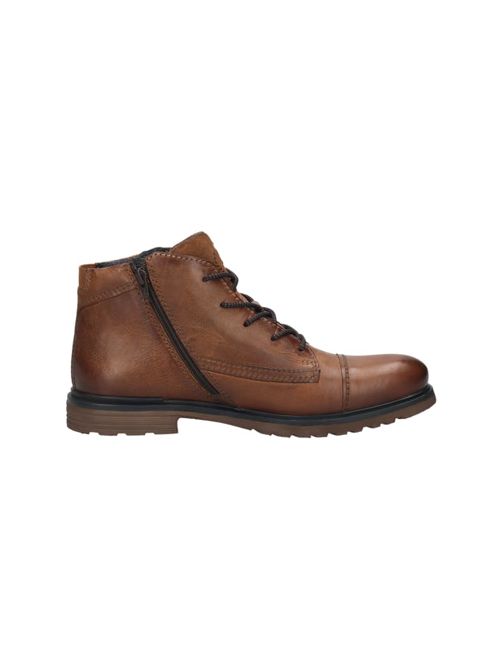 Bugatti Schnürstiefel in cognac günstig kaufen