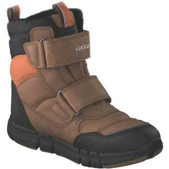 Geox J Flexyper Boy Boot in braun
