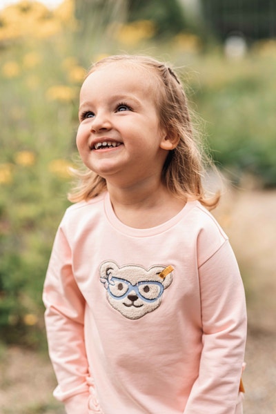 Sweatshirt, rosa für Mädchen