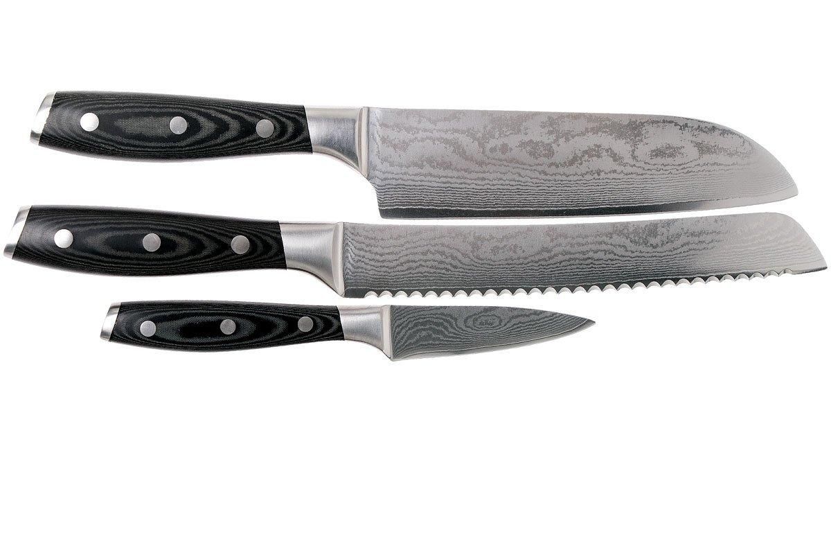 Eden Classic Damast 3-teiliges Messerset