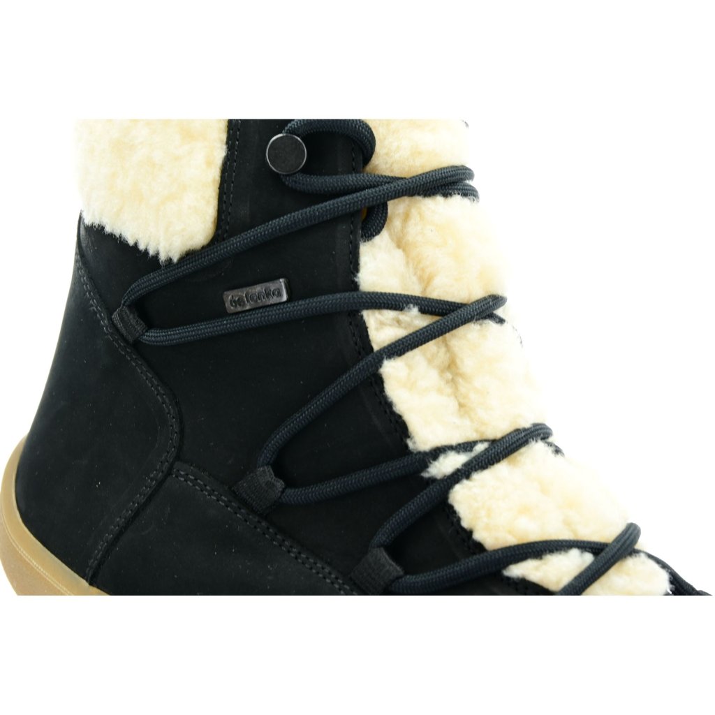 Be Lenka Bliss Black schwarze Winterbarfußschuhe