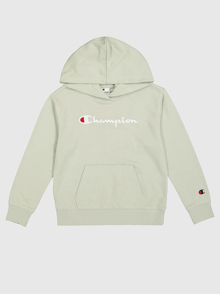 Champion Hoodie in Hellgrün günstig kaufen