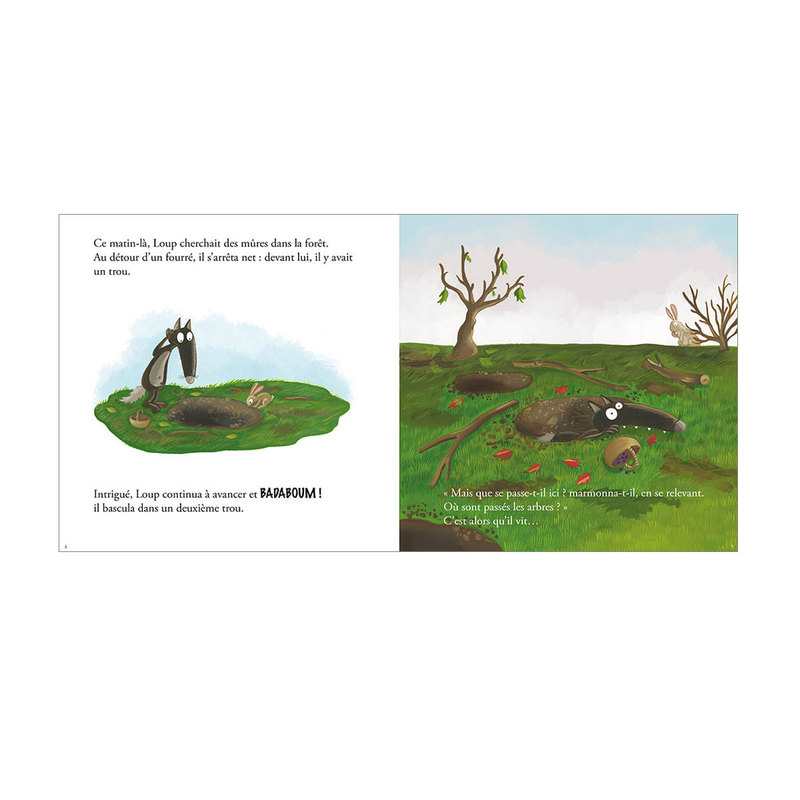 Livre Le loup qui aimait les arbres - Auzou