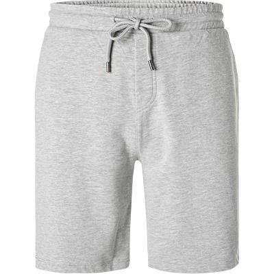 JUVIA, Sweatshorts, Baumwolle, grau meliert