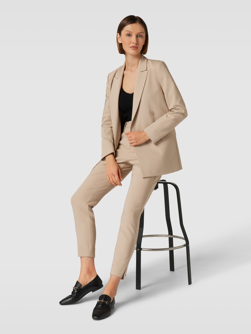 Blazer mit Reverskragen in sand
