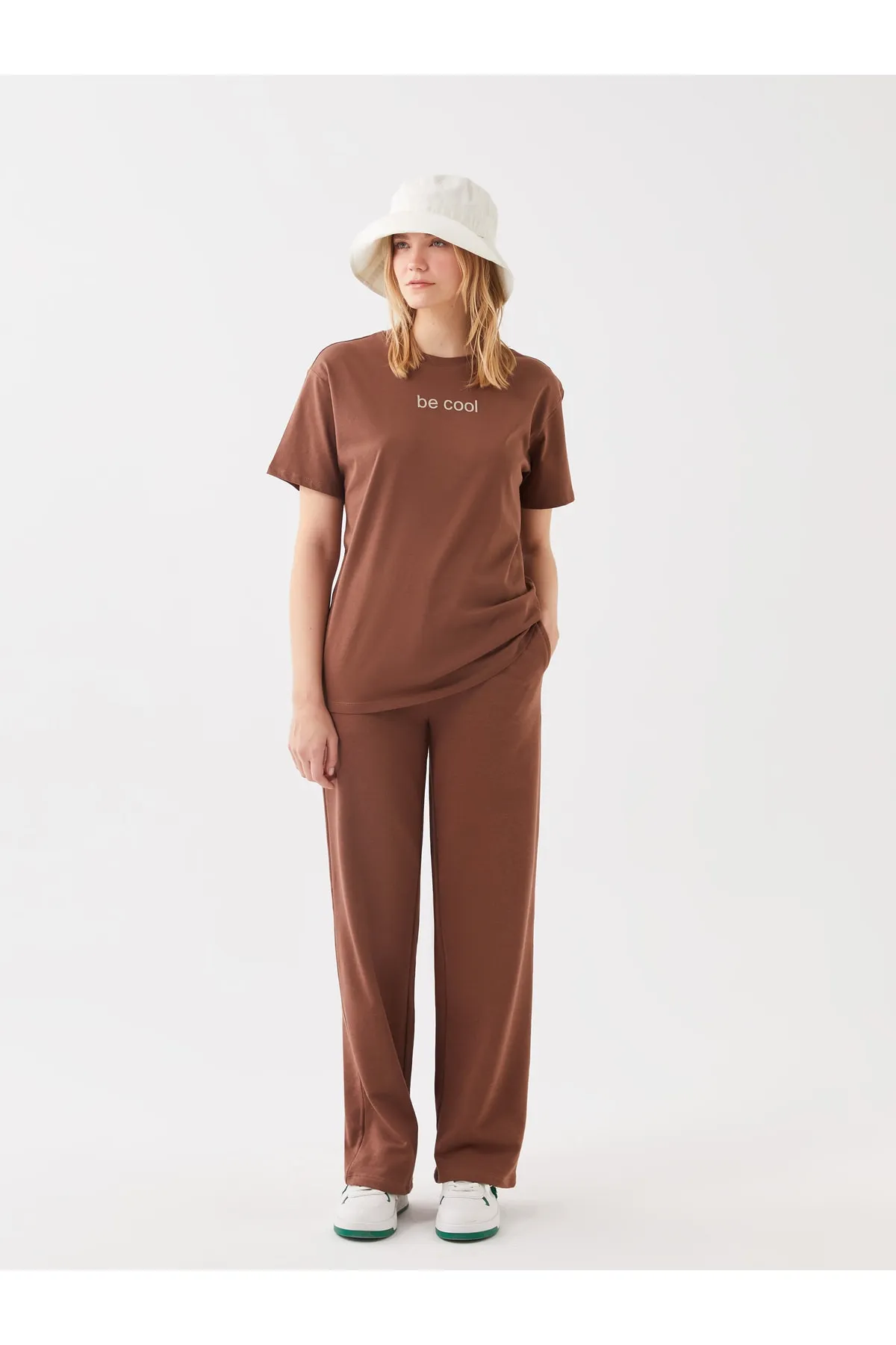 LC Waikiki  Jogginghose - Braun - Wide Leg