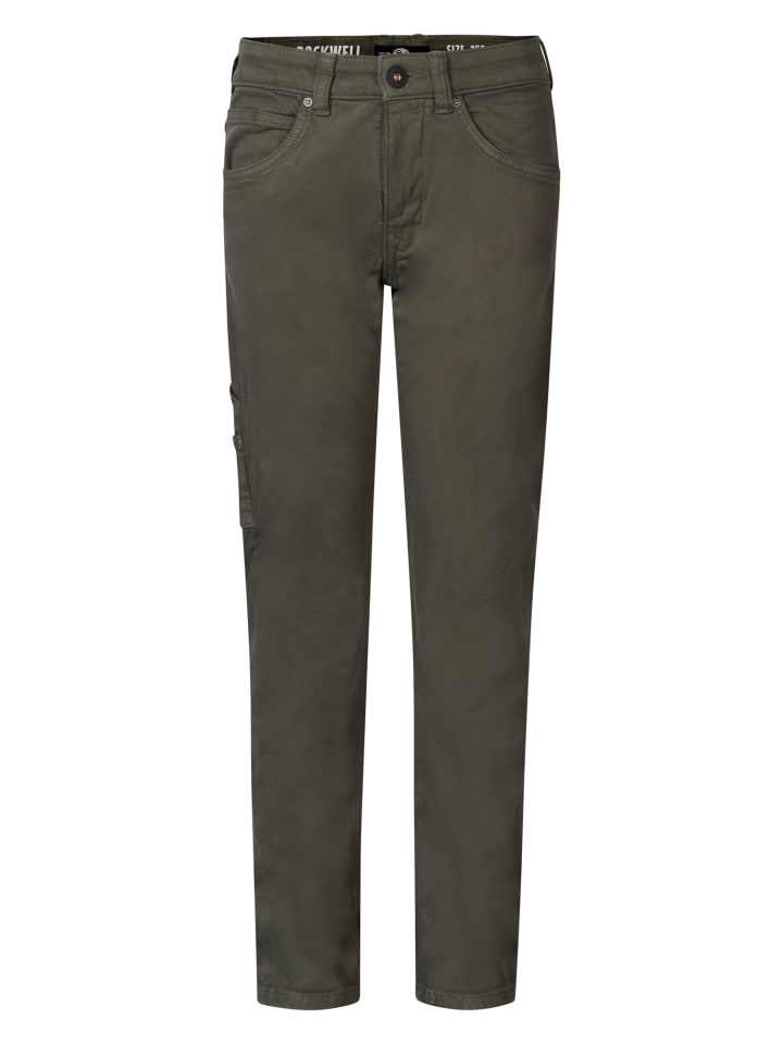 Petrol Industries Rockwell Carpenter Regular Tapered Fit Jeans Chitina in Grün günstig kaufen
