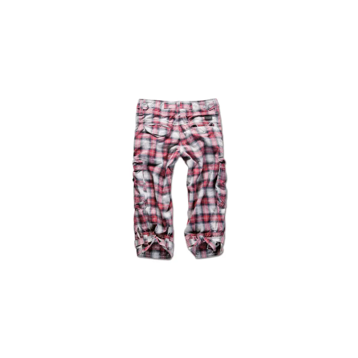 Vanity Ladies 3/4 Shorts rot-schwarz