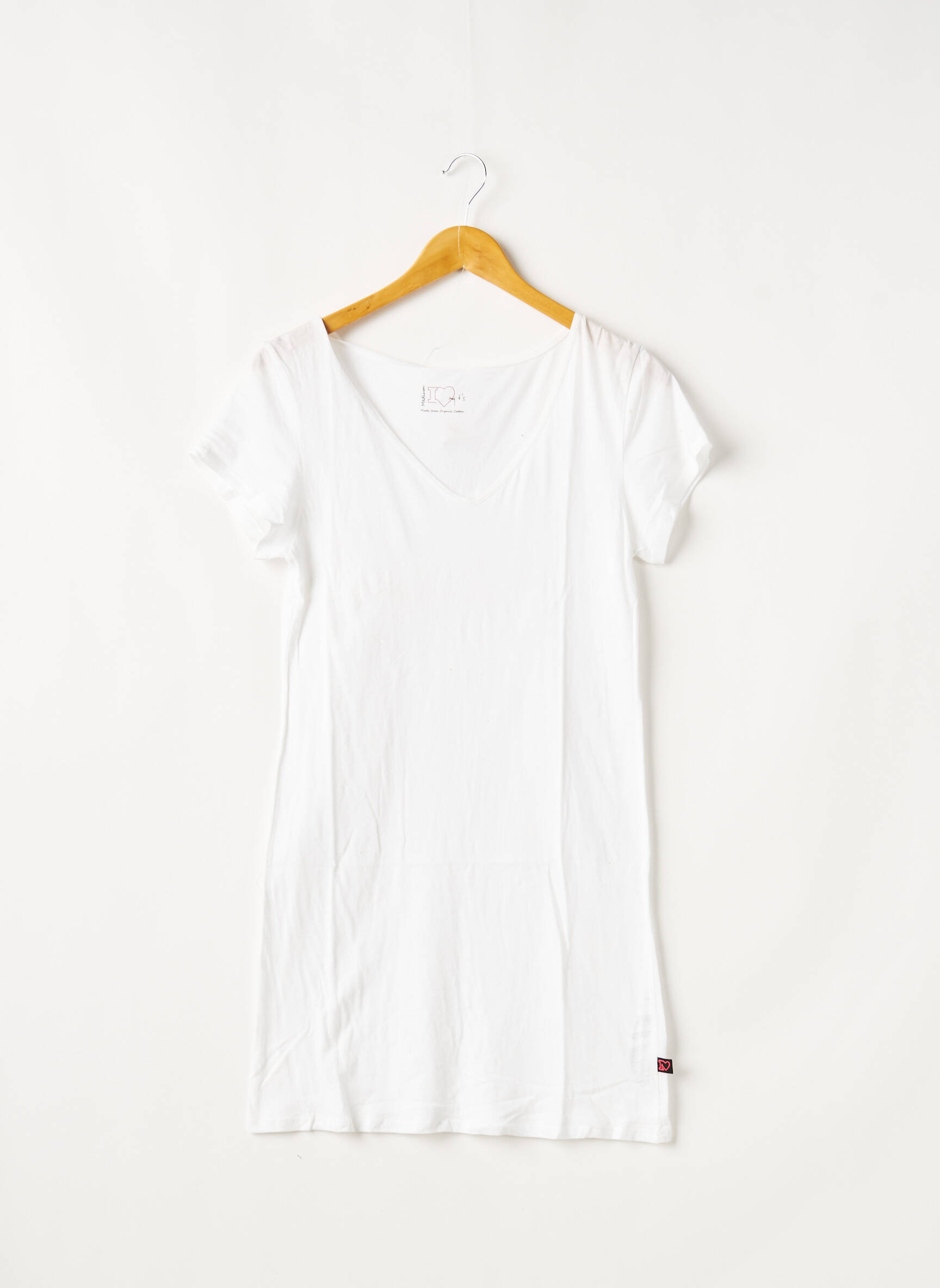 I Love My T S Tuniquemanchecourte Femme couleur blanc