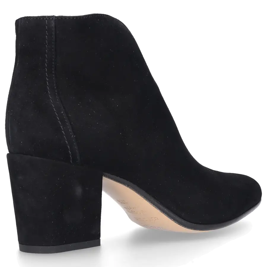 Pomme D`OR - Klassische Stiefeletten 6973 Veloursleder - schwarz