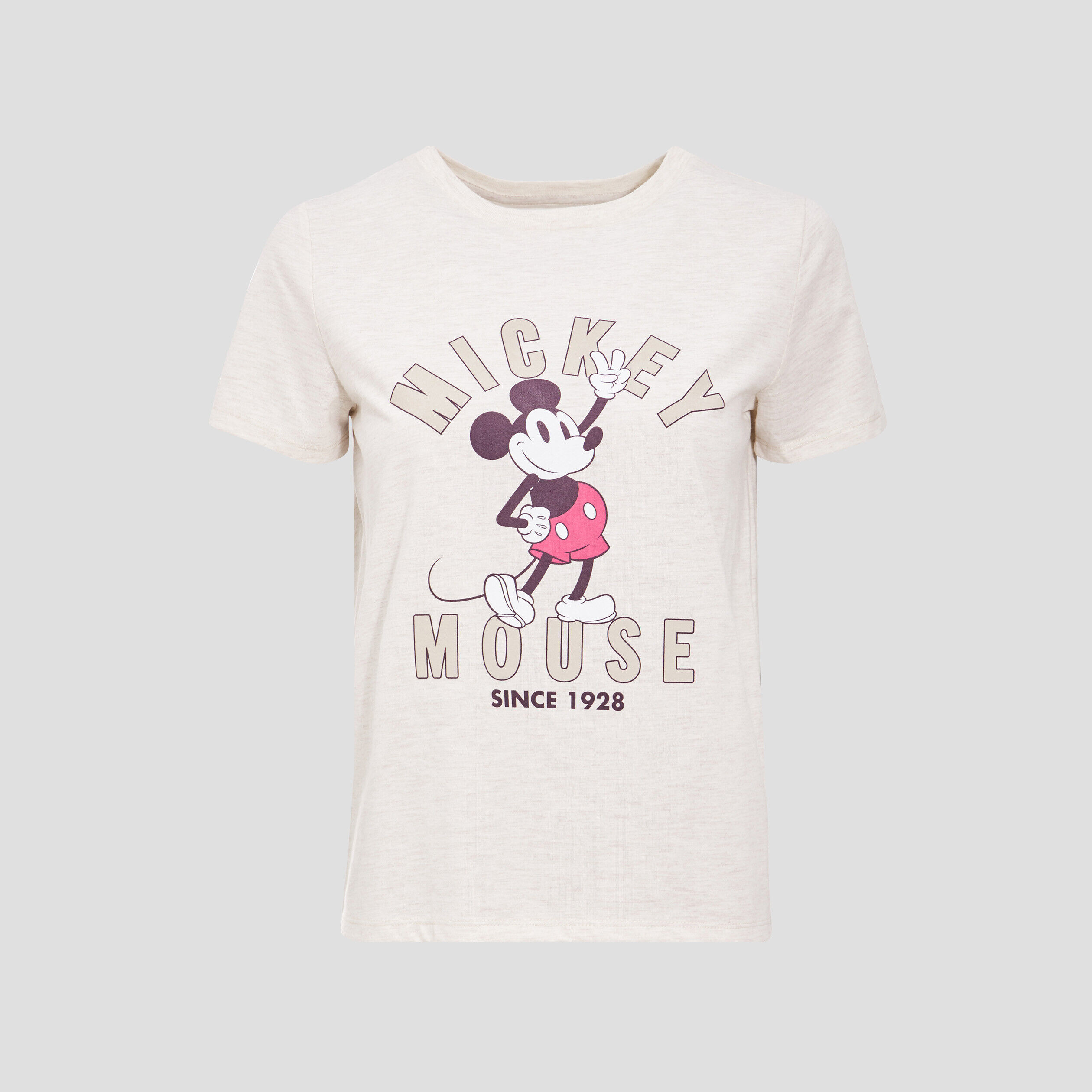 T-shirt manches courtes Mickey sable femme | Cache Cache