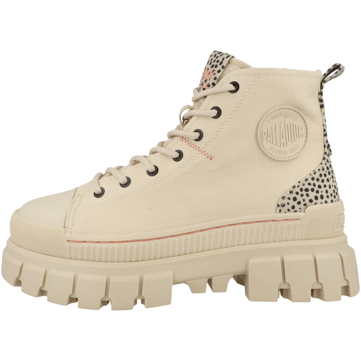 Palladium Revolt Safari Schnürboots creme