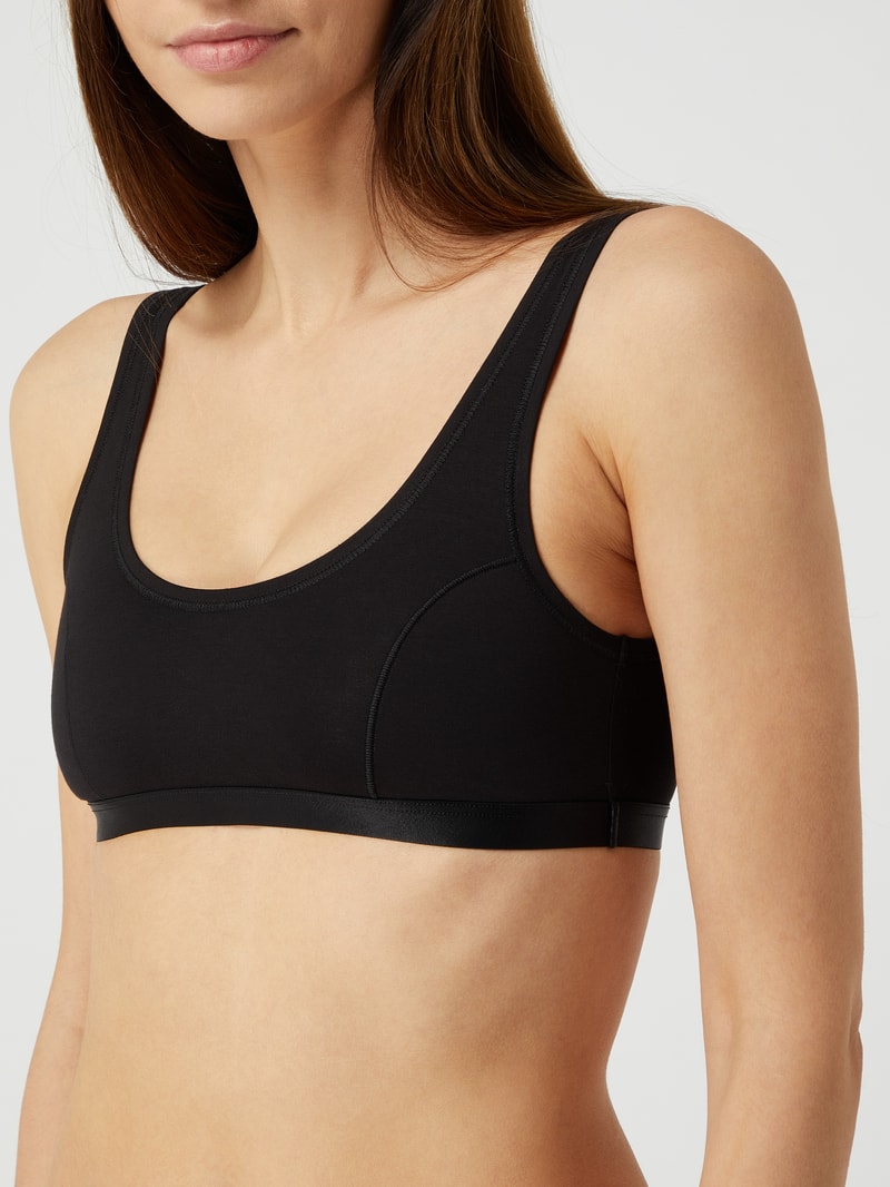 Bustier mit Modal-Anteil Modell 'Natural Joy' in schwarz