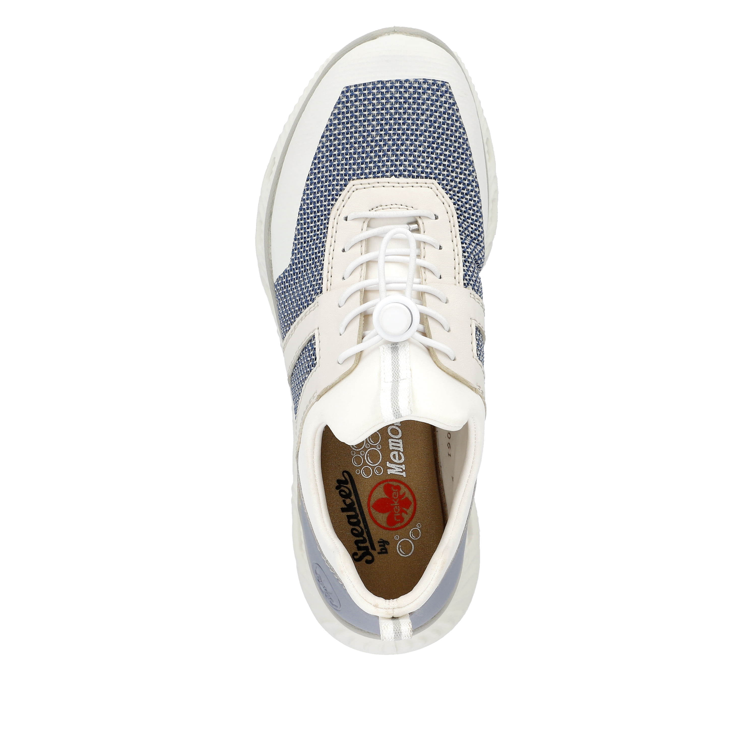 Rieker Damen Slipper schwanenweiss