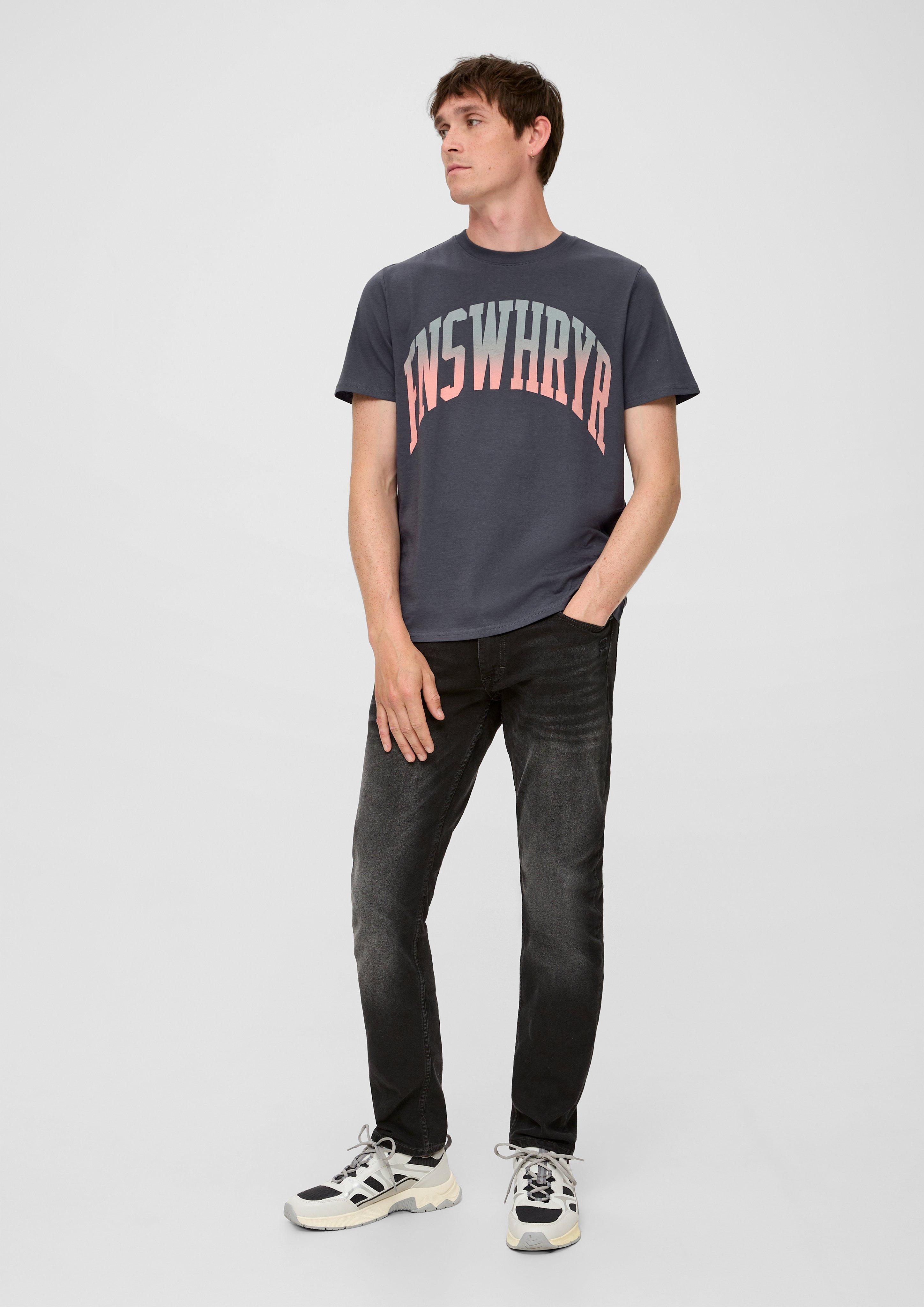 T-Shirt mit Frontprint  2134873-98D0