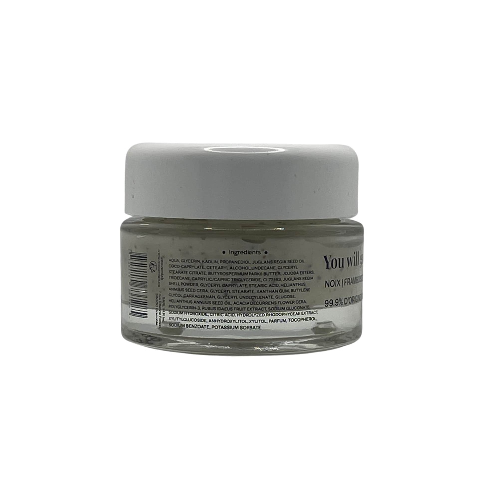 novëm Le Grain de noix - Format voyage Masque visage exfoliant et hydratant