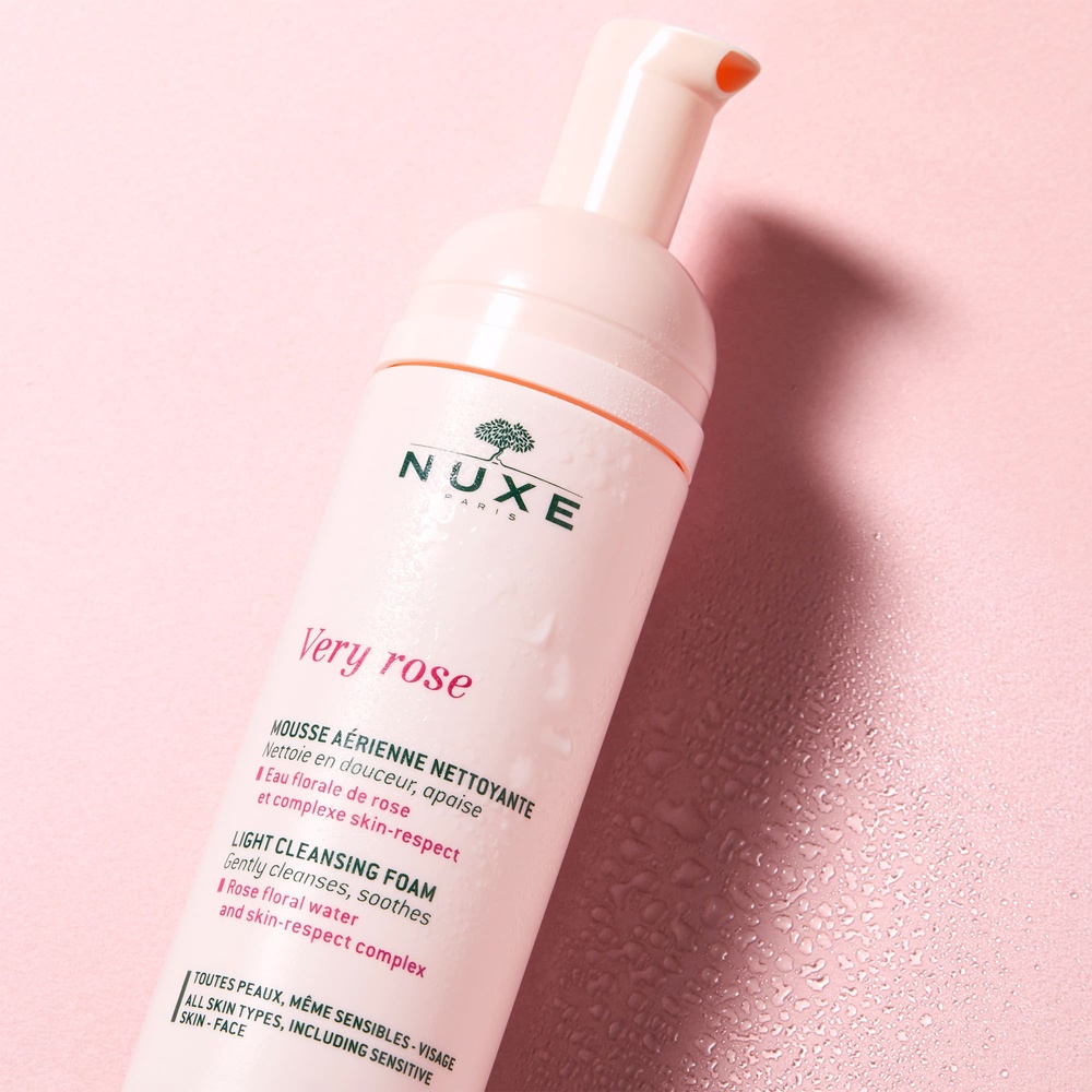 Nuxe Mousse Aérienne Nettoyante Very Rose