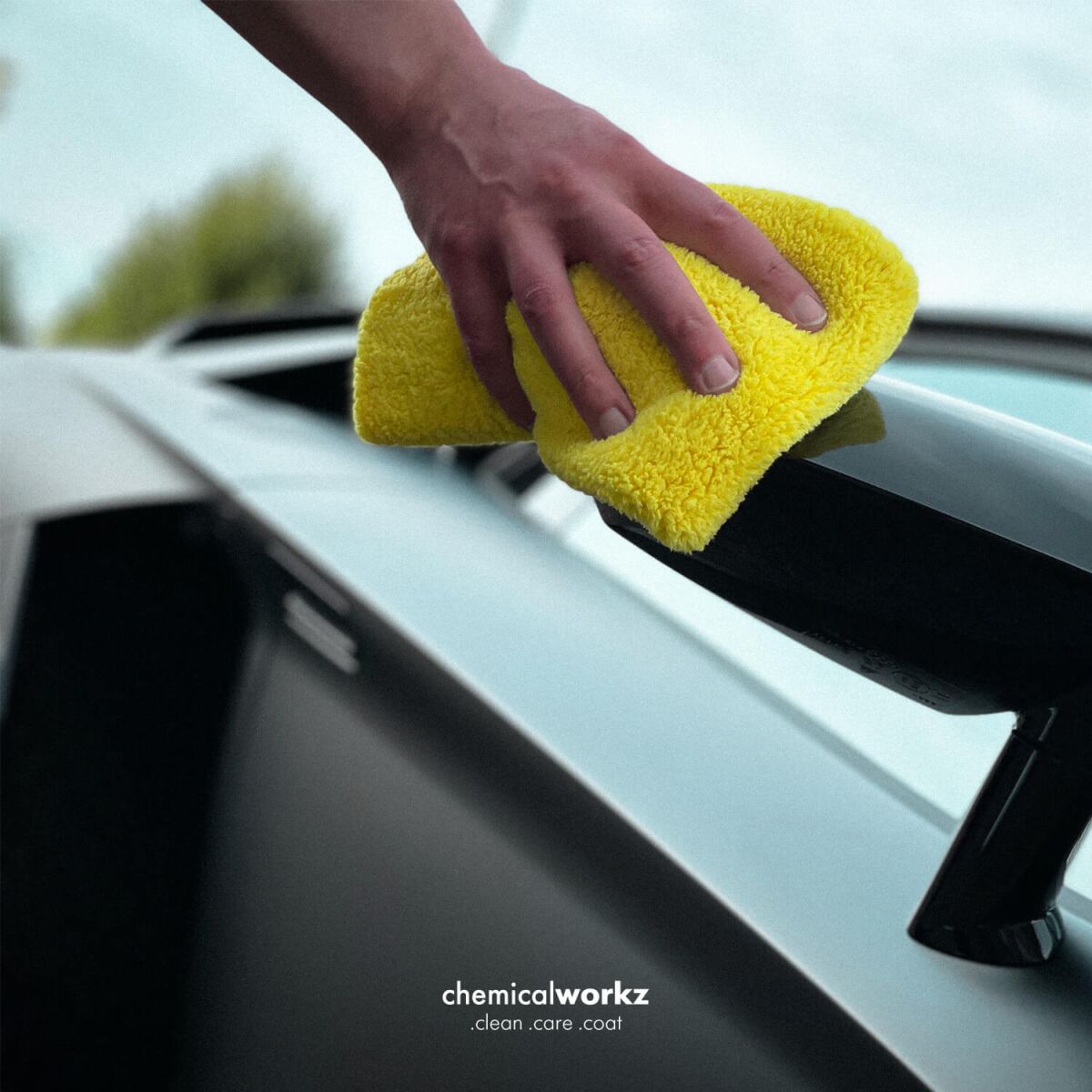 chemicalworkz Edgeless Soft Touch Towel 500GSM Gelb Poliertuch 40×40cm