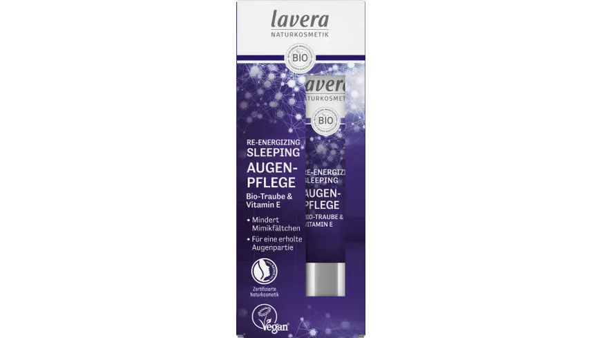 lavera Re-Energizing Sleeping Augenpflege 15 ml
