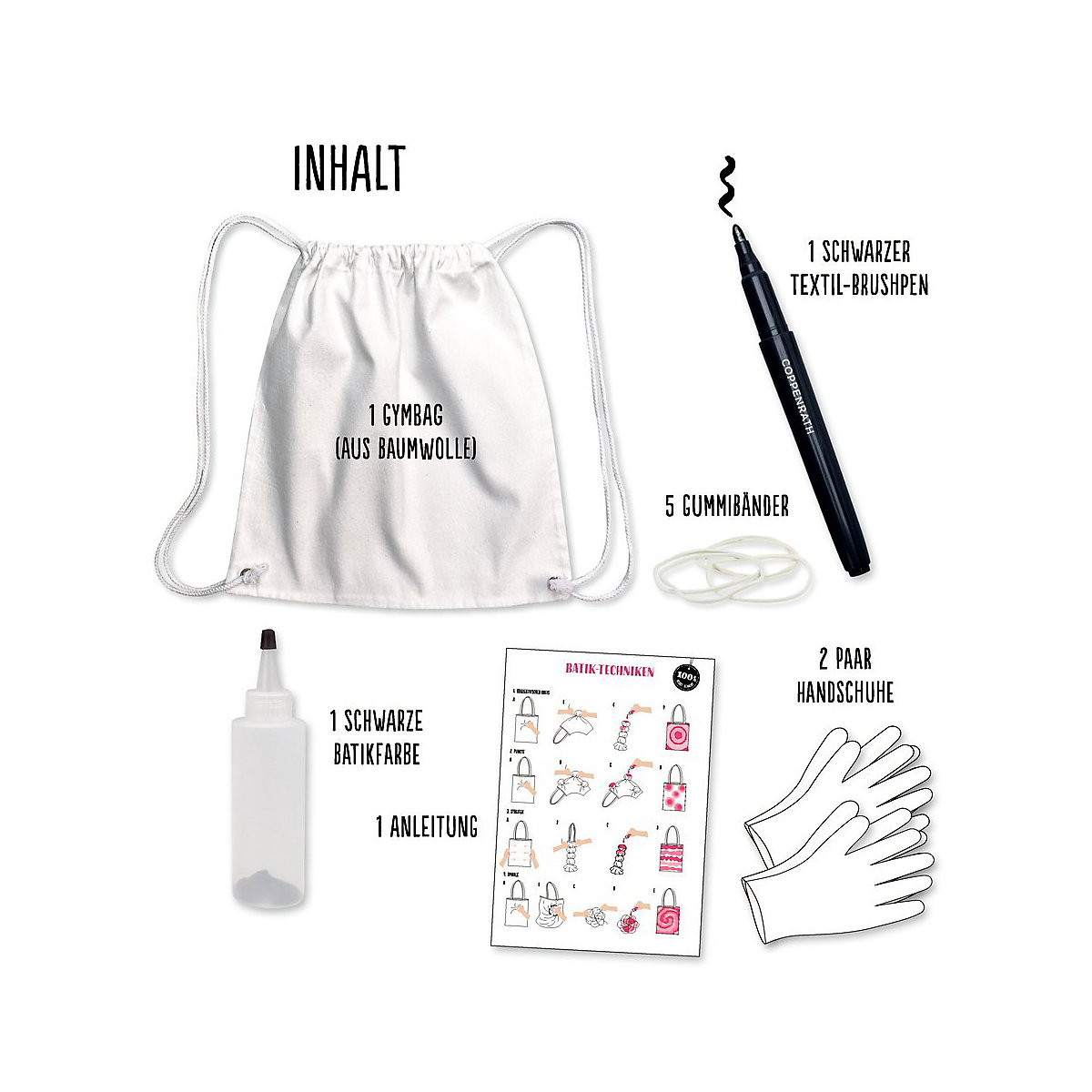Mein Batik + Handlettering Starter-Set