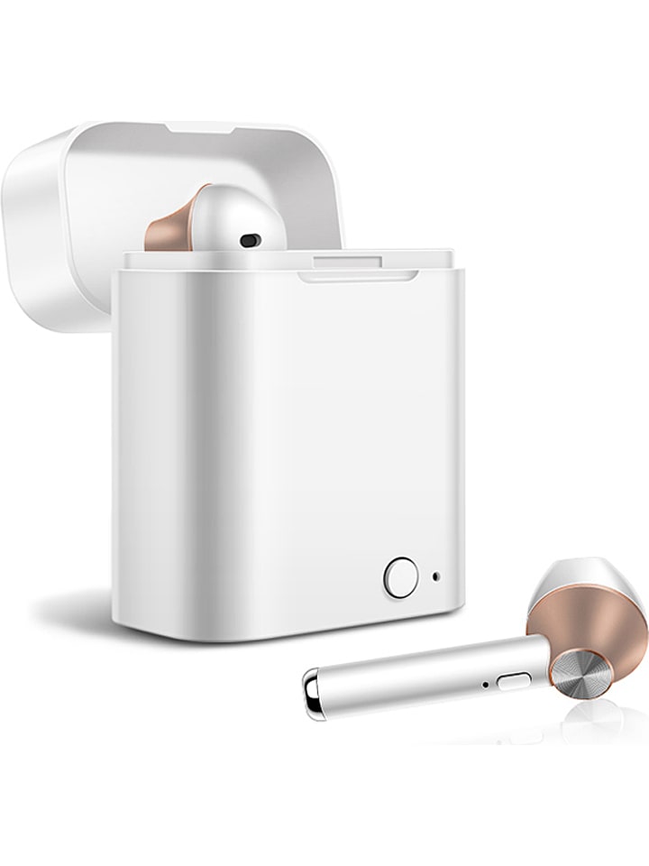 SmartCase Bluetooth-In-Ear-Kopfhörer in Silber/ Roségold günstig kaufen onesize