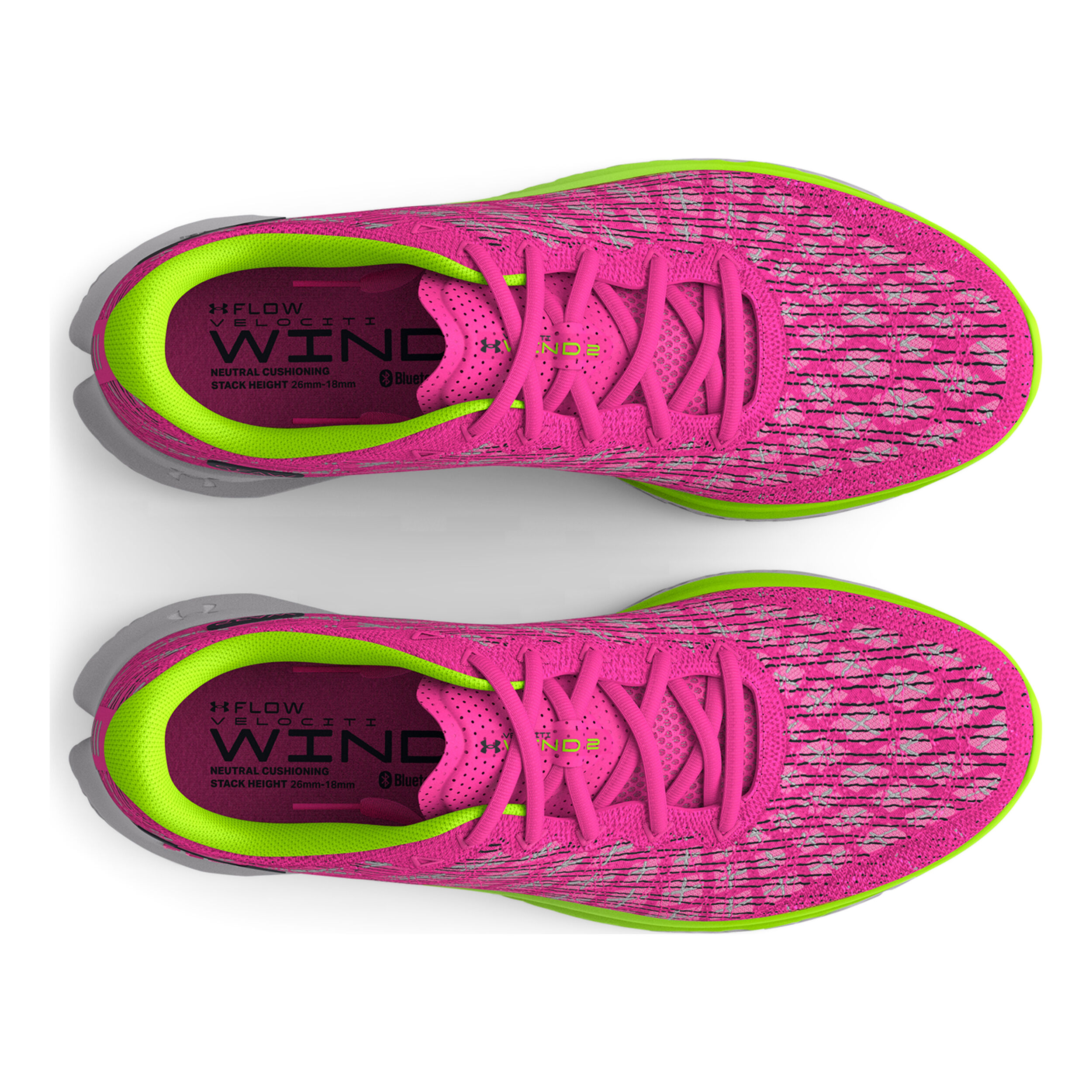FLOW Velociti Wind 2 Neutralschuh Damen - Pink, Grün