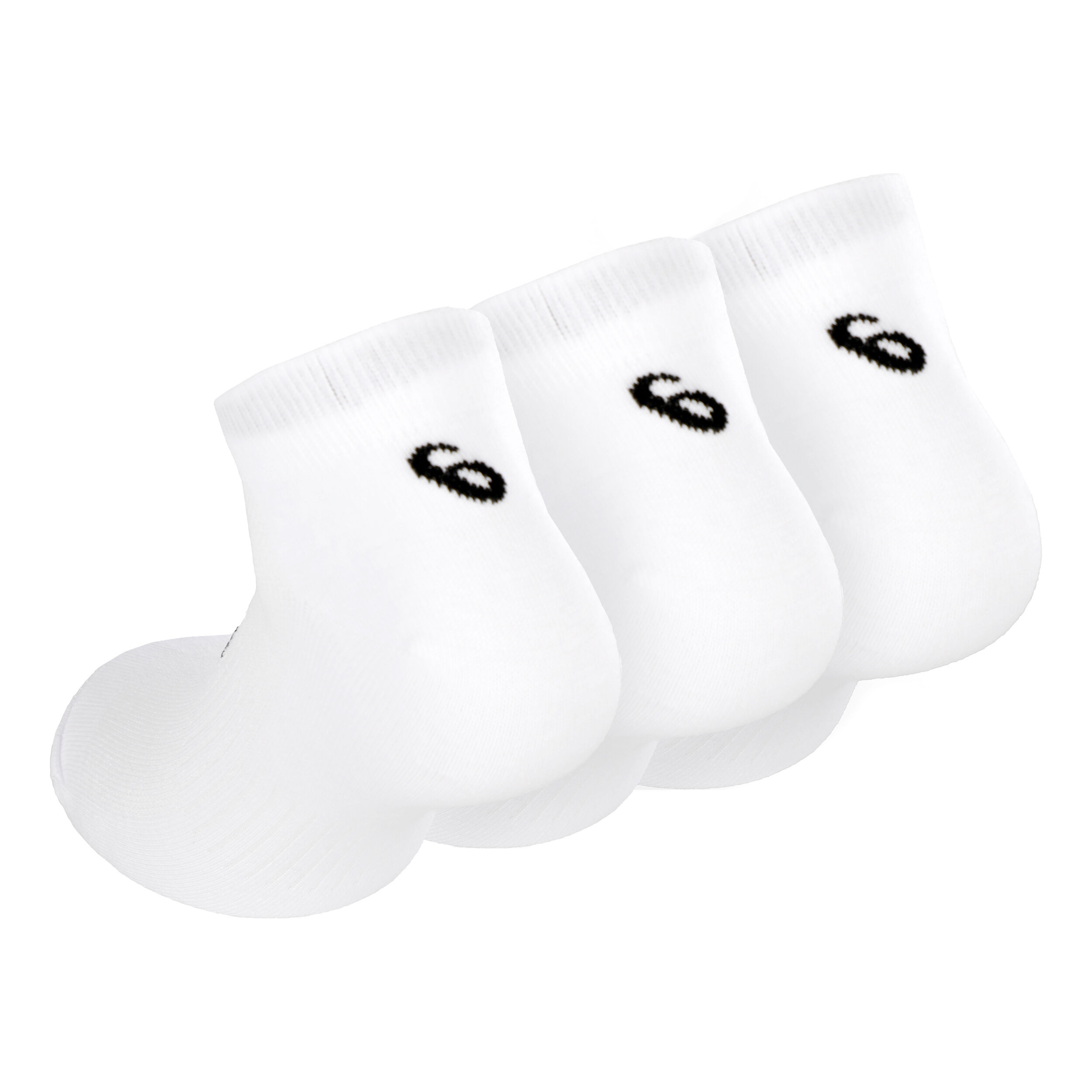 PED Sportsocken 3er Pack - Weiß, Schwarz