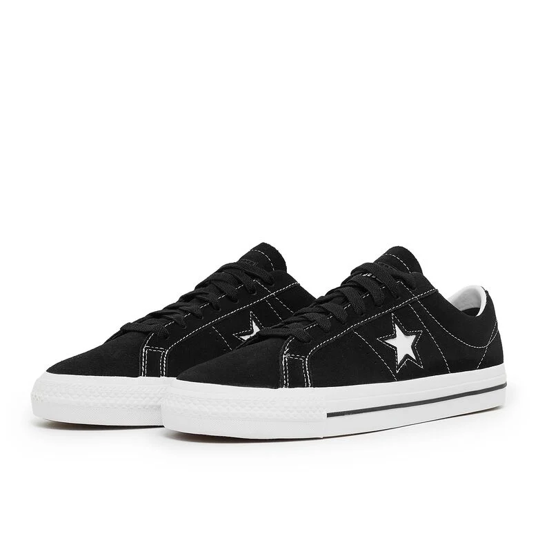Converse Cons One Star Pro Suede black/black/white
