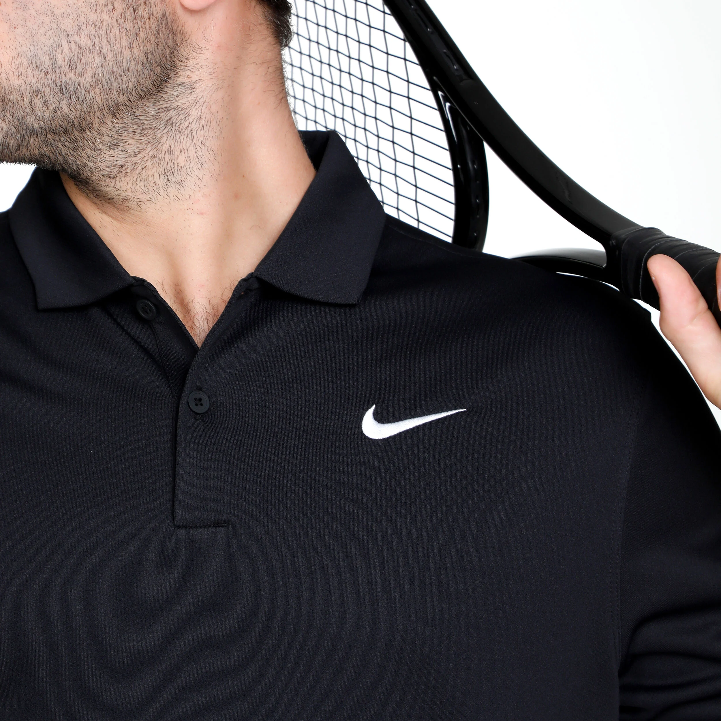 Dri-Fit Solid Polo Herren - Schwarz