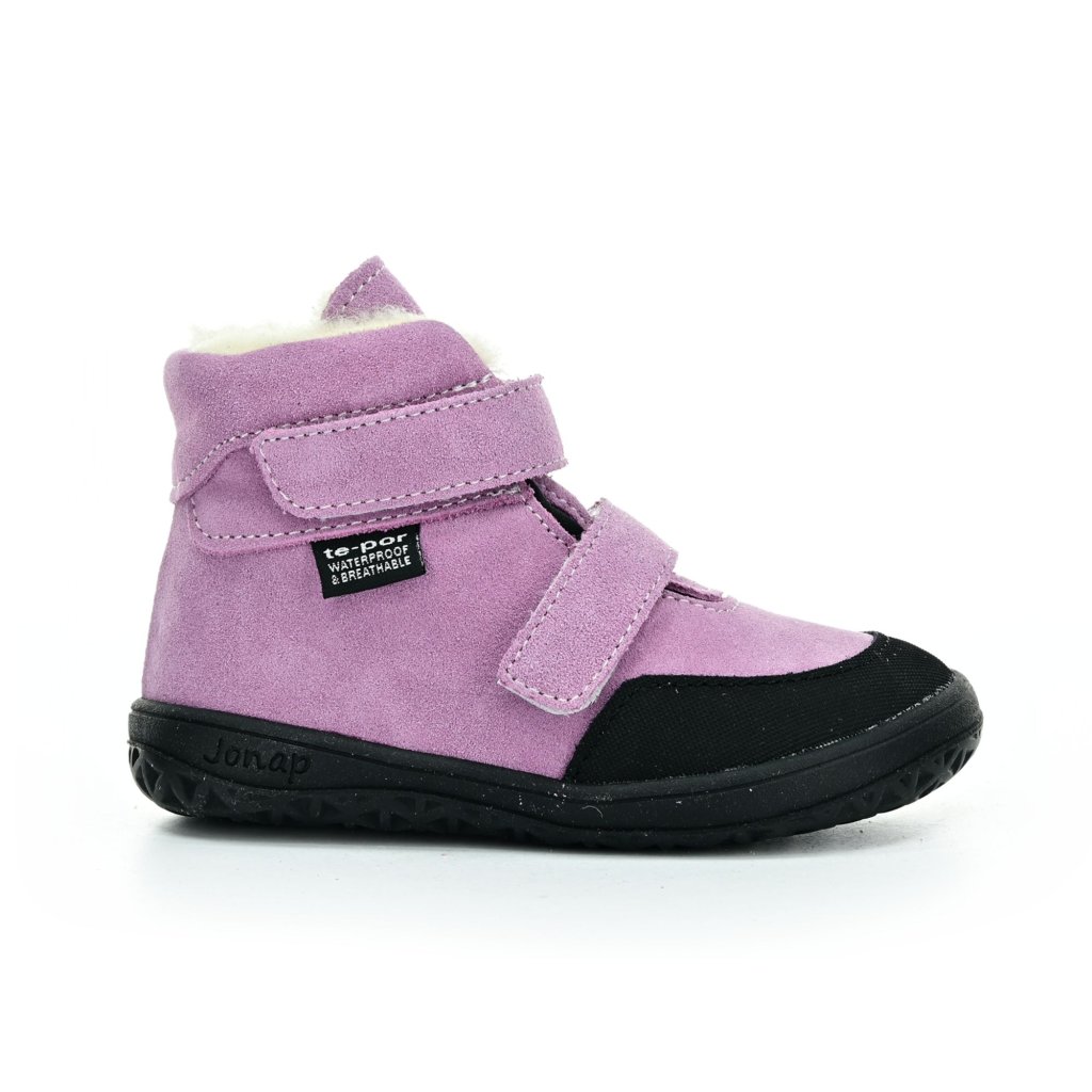 Jonap Jerry Winter Orchid Slim mit Wolle gefütterte Winterbarfußschuhe