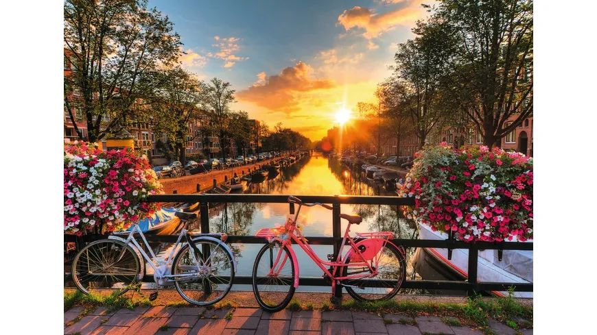 Ravensburger Puzzle - Fahrräder in Amsterdam, 1000 Teile