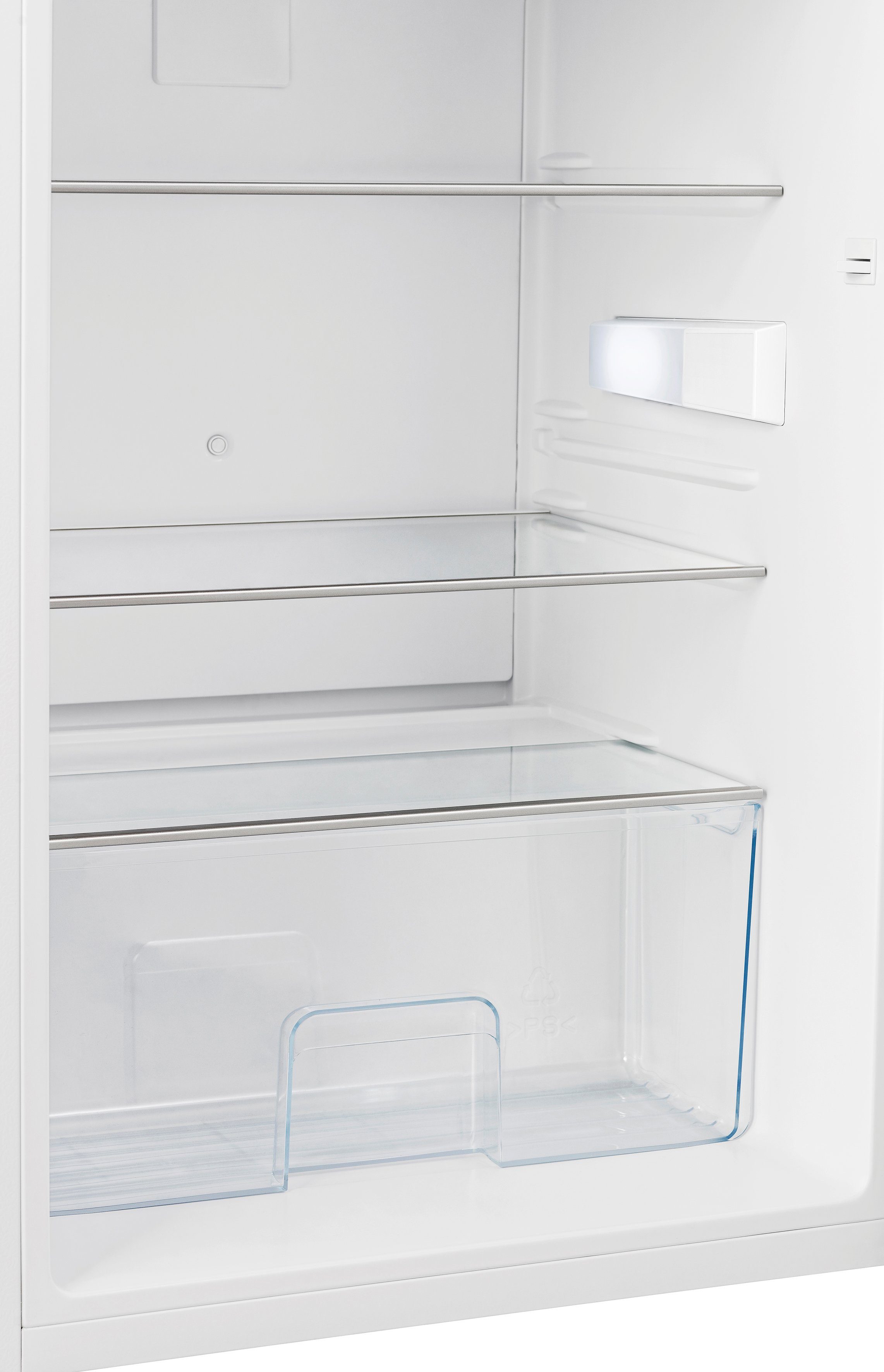 Hanseatic Kühlschrank HKS8555DW, 84,5 cm hoch, 56 cm breit, Abtauautomatik, Superkühlfunktion