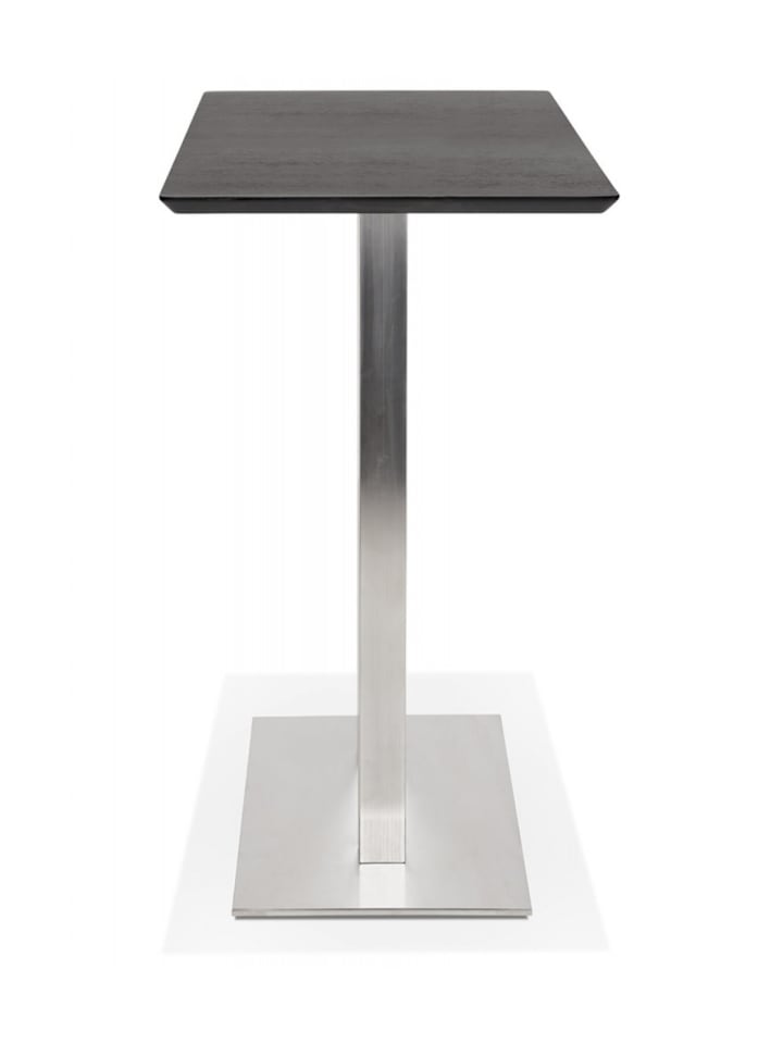 KADIMA DESIGN Hochtisch MAMBO BAR Schwarz Holz Metall | Modern Elegant in Schwarz günstig kaufen
