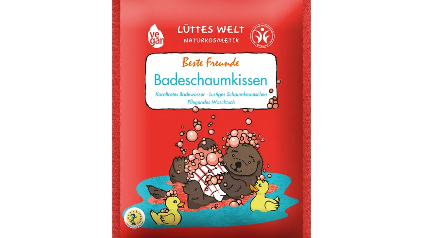 LÜTTES WELT NATURKOSMETIK Beste Freunde Badeschaumkissen 50 g