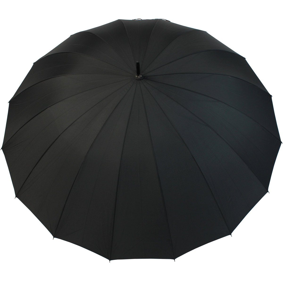 iX-brella Langregenschirm leichter Fiberglas Golf-Partnerschirm XXL 16teilig, riesengroß