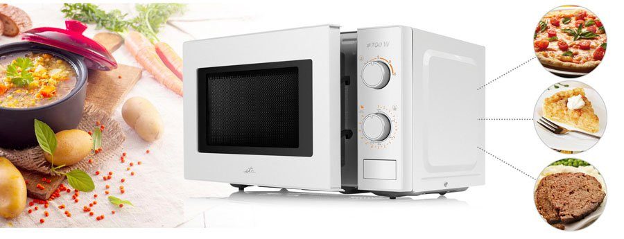 eta Mikrowelle MORELO ETA020990000, Mikrowelle, 20 l, 700W, 5 Leistungstufen