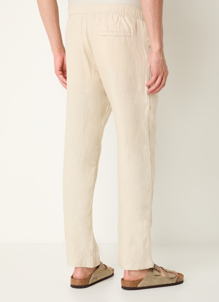 SAMSŘE SAMSŘE Pantaloni drepți din in Sajabari