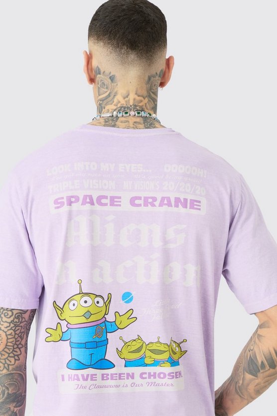 Tall Lila T-Shirt mit Toy Story Print