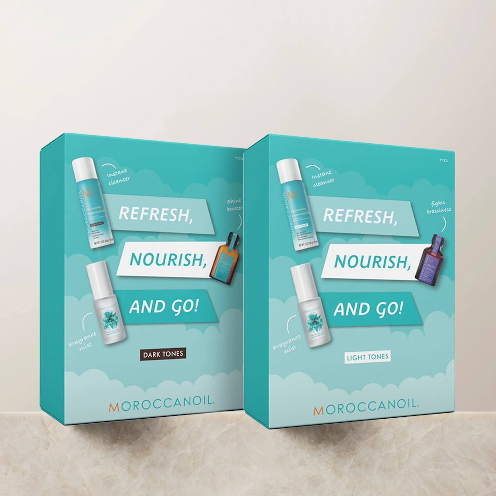 Essential Refresh, Nourish & Go 2025 – Helle Töne – Haarteile