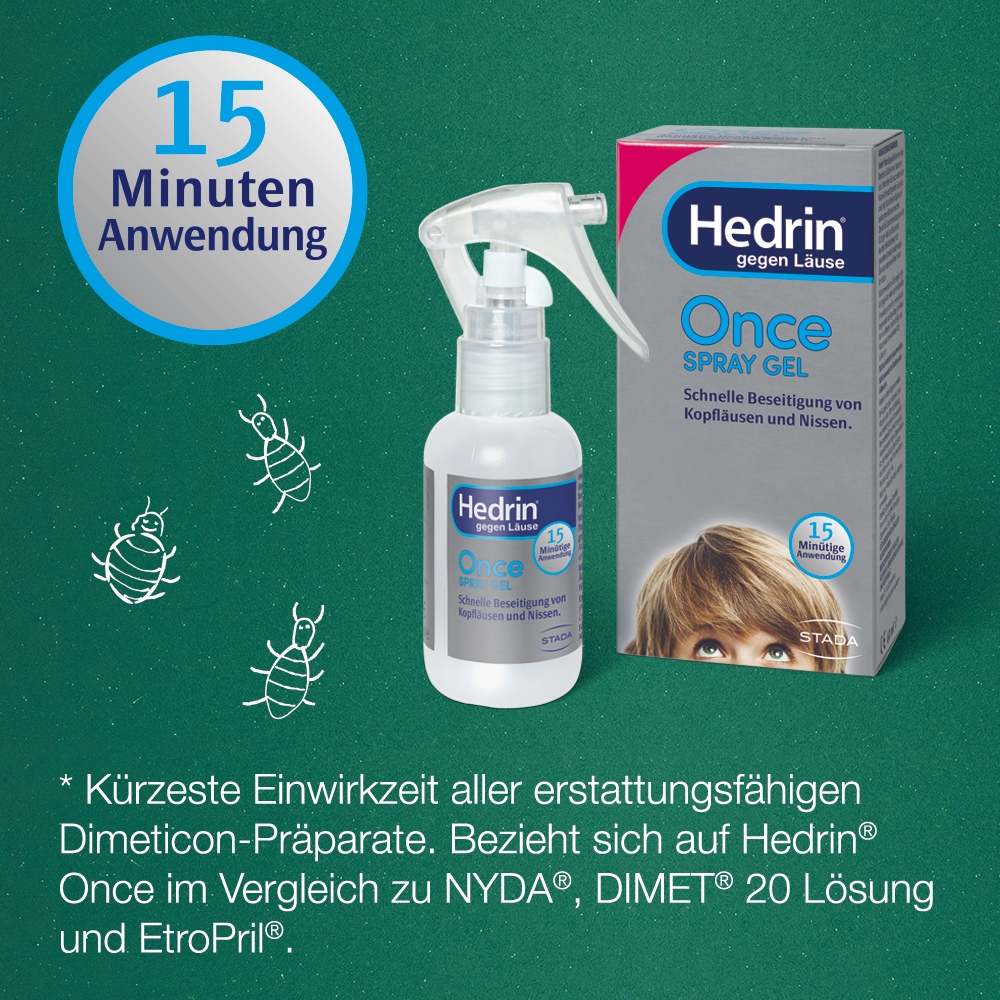 HEDRIN Once Spray Gel