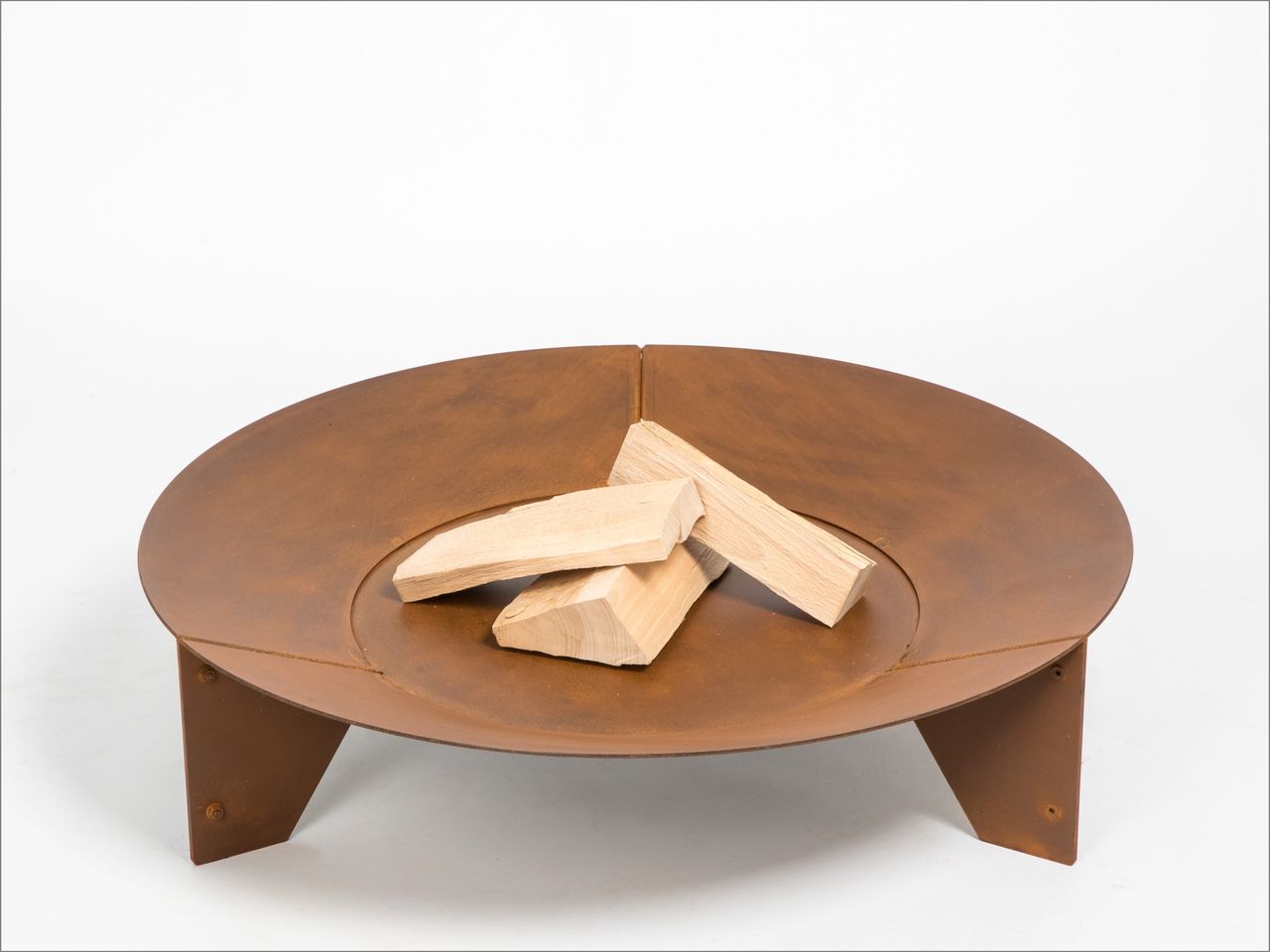 Keilbach Designprodukte Keilbach Feuerstelle, ¿ 80 x 20 cm, Stahl