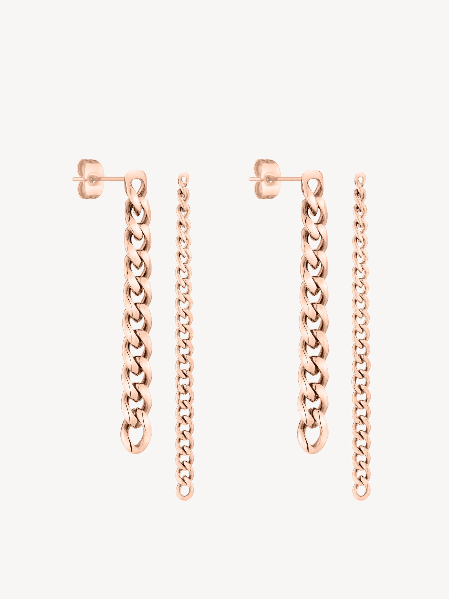 Boucles d'oreille - or rose