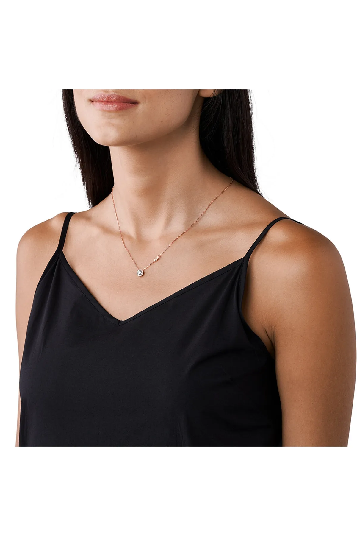 Michael Kors  Michael Kors Premium 925 Sterling Silber Roségouden Collier MKC1208AN791 (Länge: 45,00 cm)