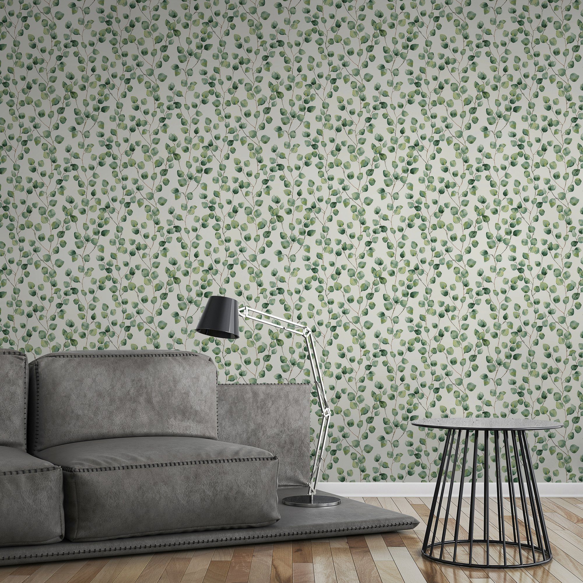 A.S. Création Vliestapete Greenery mit Blätter Motiv, floral, Tapete Blumen
