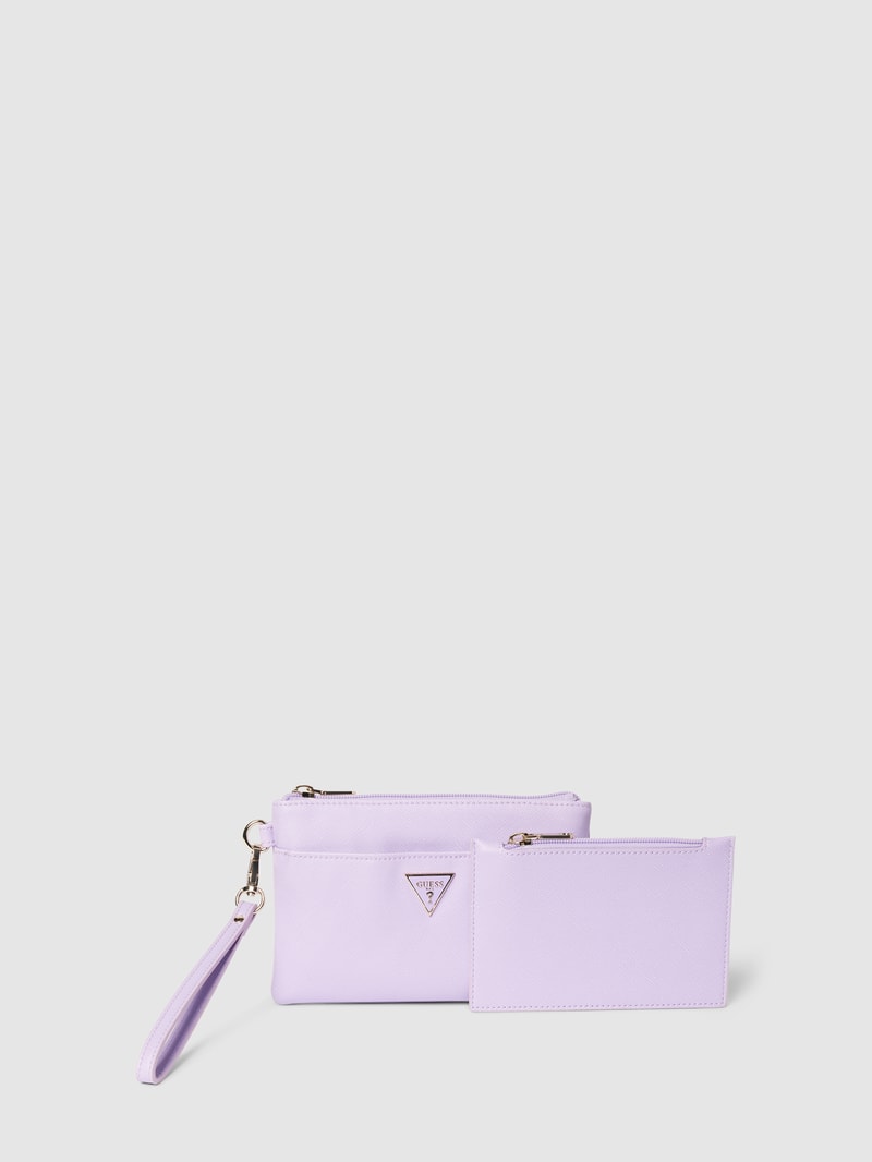 Portemonnaie mit herausnehmbarer Tasche in flieder