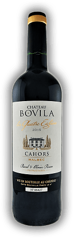 Chateau Bovila, Cahors rouge Les Quatre Eglises, Malbec, AC, 2015, Süd-West Frankreich  Chateau Bovila, Cahors rouge Les Quatre Eglises, Malbec, AC, 2015, Süd-West Frankreich   Jahrgang 2015 - 0,75	 Liter - Vol 13,5%